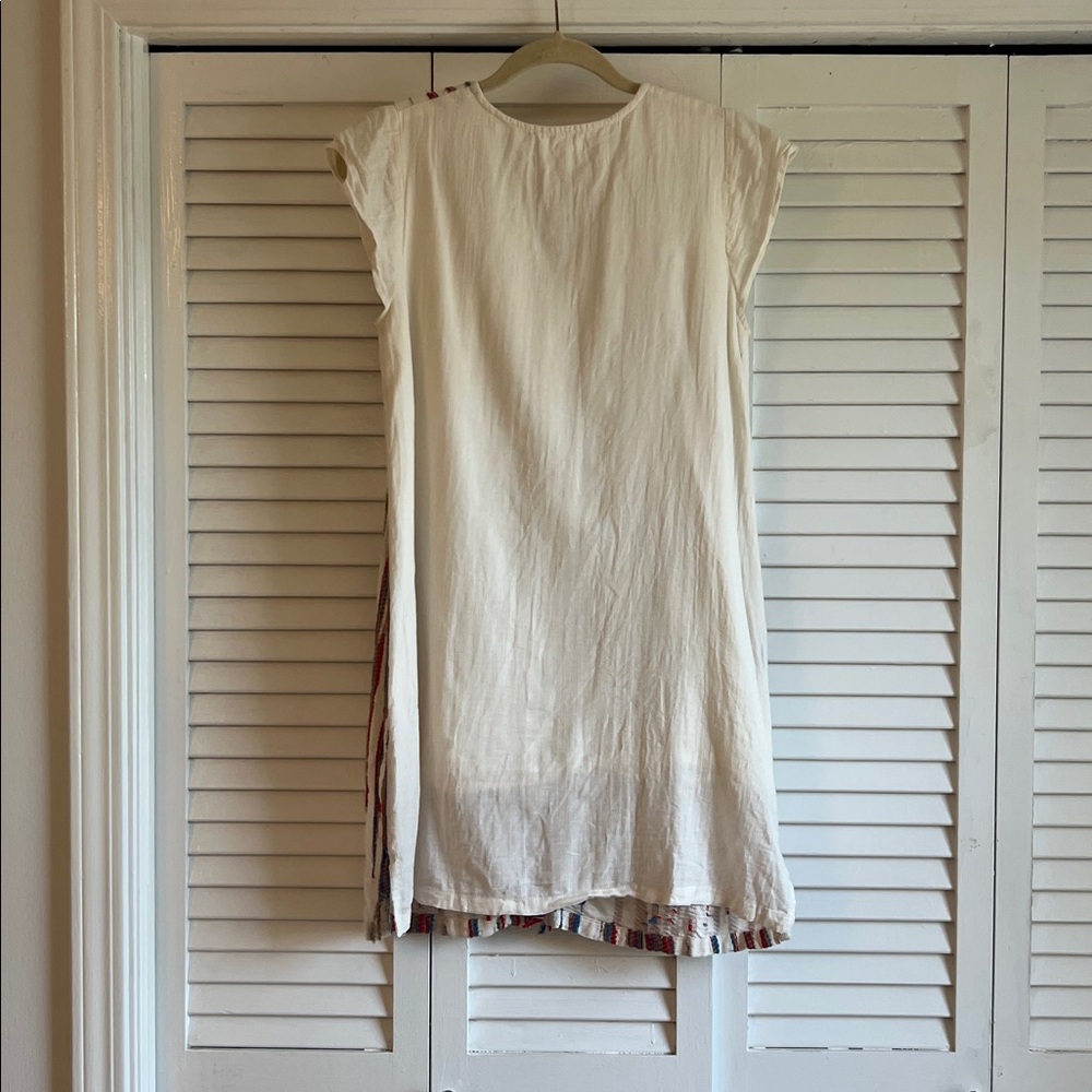 THML Cream and Red Patterned Mini Dress - Picture 4 of 4
